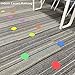 LSDWL Carpet Spots for Classroom,40 4-Inch Carpet Dots Markers,Carpet Self Stickers for Kindergarten Elementary School Teacher Supplies