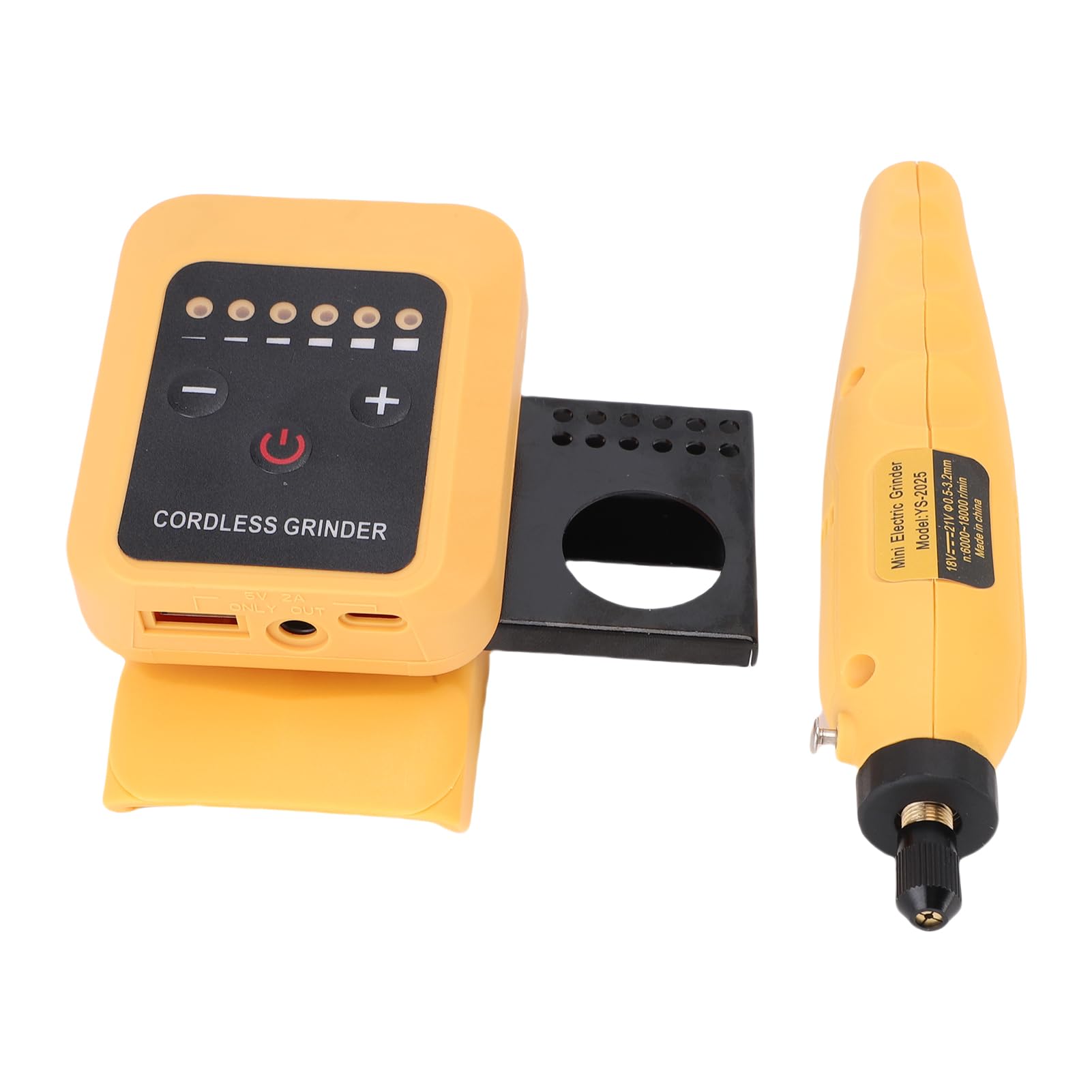 Mini Amoladora Recta Inalámbrica, Kit con 6 Velocidades