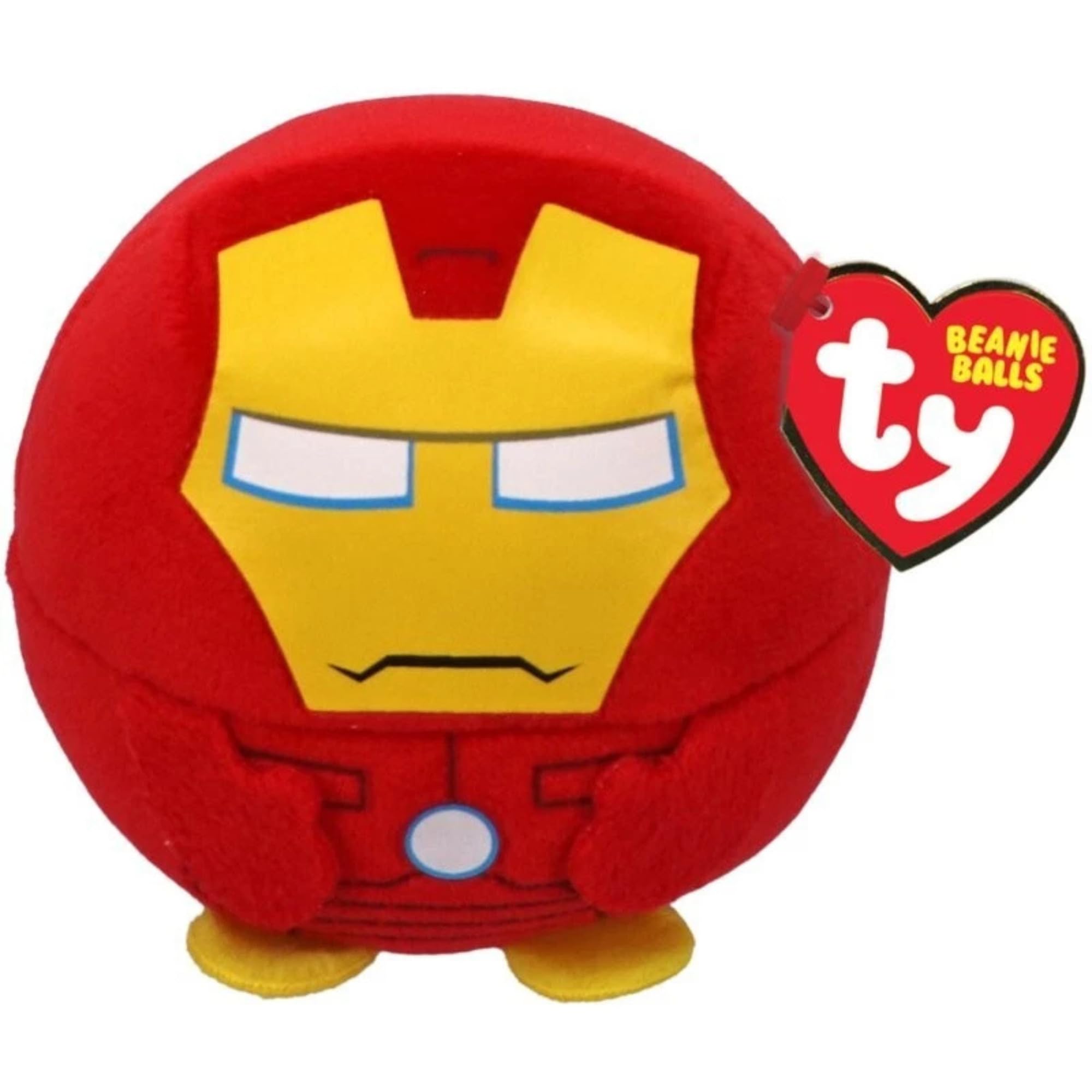 TY Marvel Super Soft Gift Quality Plush Squishy Beanies - (3" 8cm Puffies Iron Man)