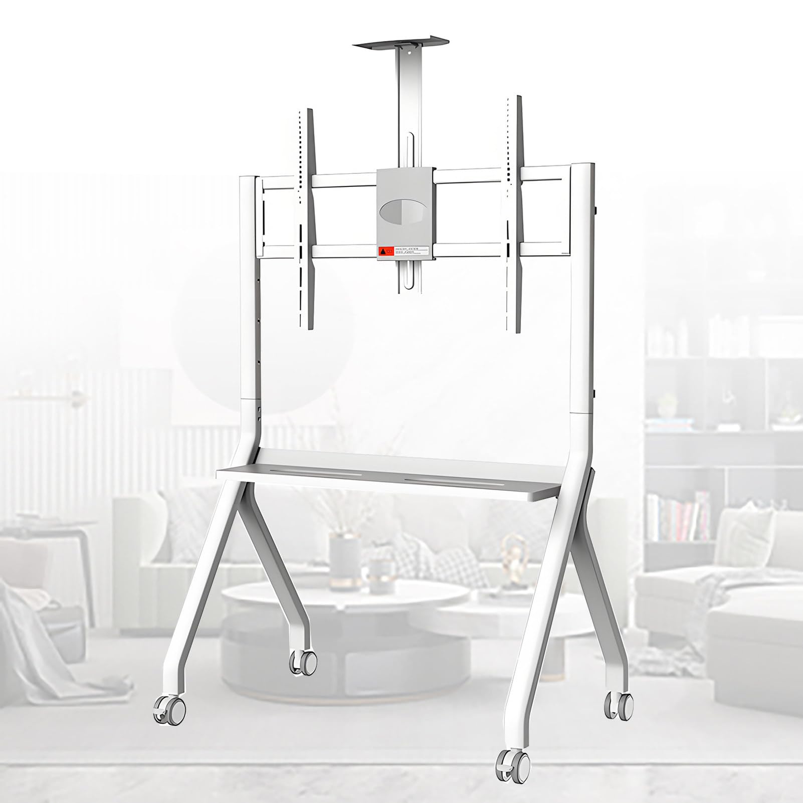 Support au sol réglable tableau blanc et TV avec plateau pour appareil photo