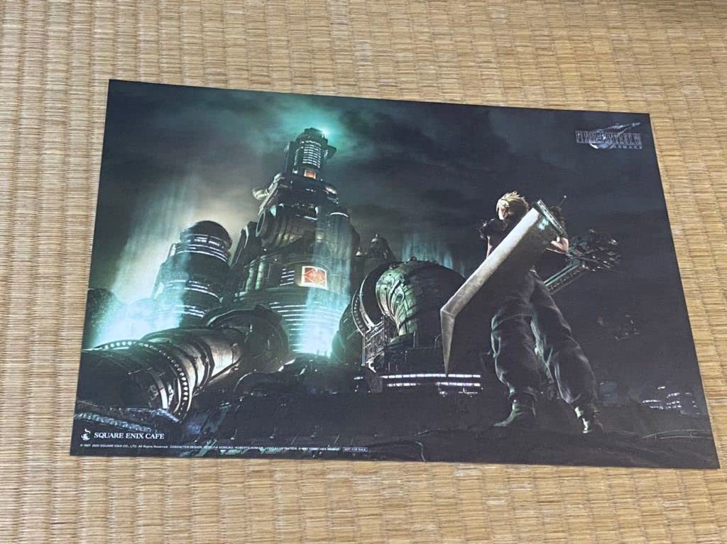 Amazon.co.jp: FF7リメイク スクエニカフェ ランチョンマット クラウド