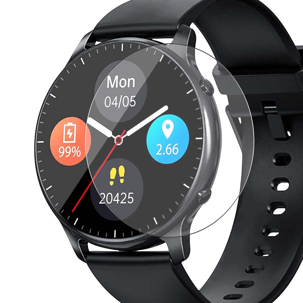 PuccyPuccy 3 Pack Screen Protector Film, compatible with DIKTOYOU ManiGoo BOZLUN LW36 1.28" Smart Watch smart watch TPU Guard （ Not Tempered Glass Protectors ） new version
