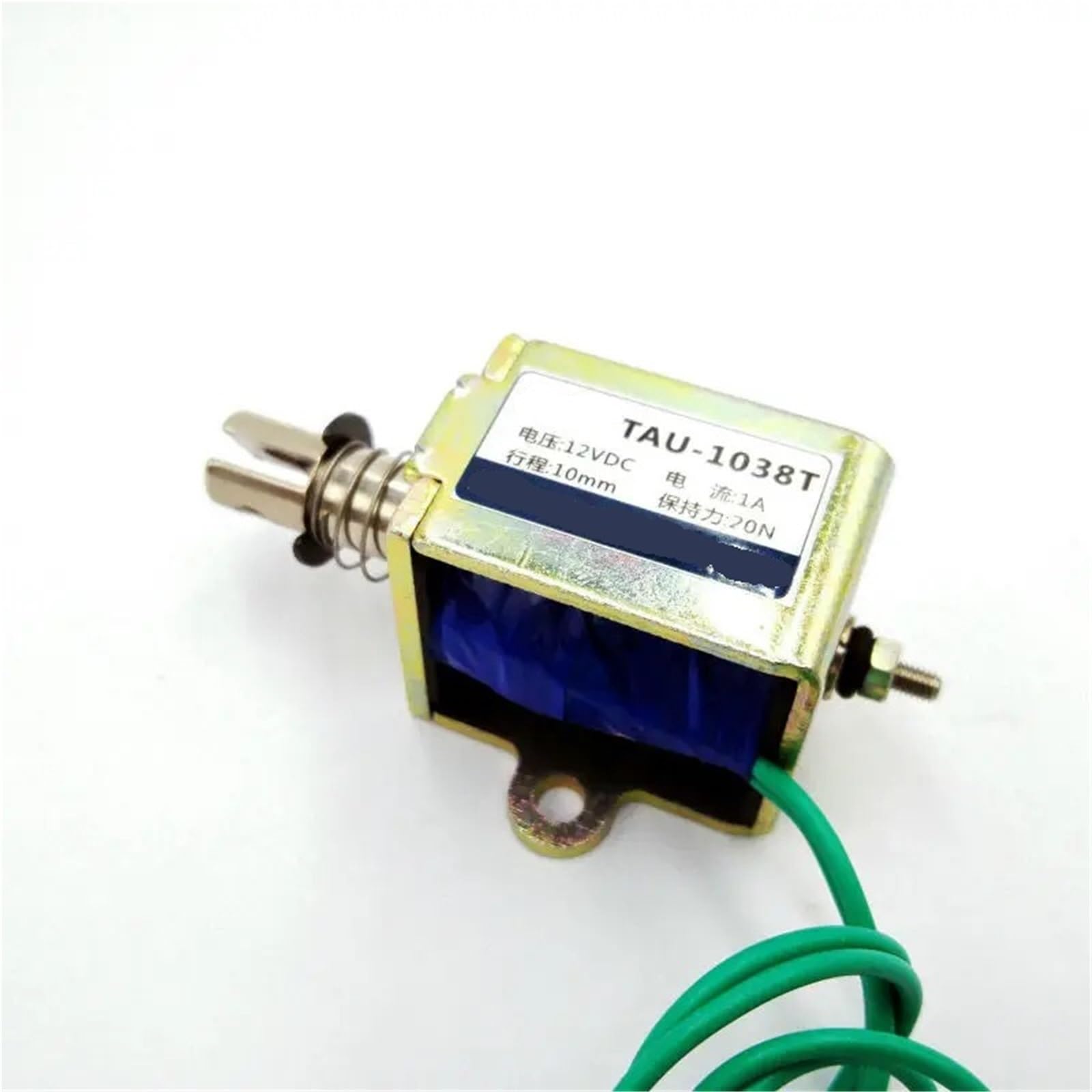 Électroaimant 12V linéaire à course 10mm pour réparer un verrou électrique
