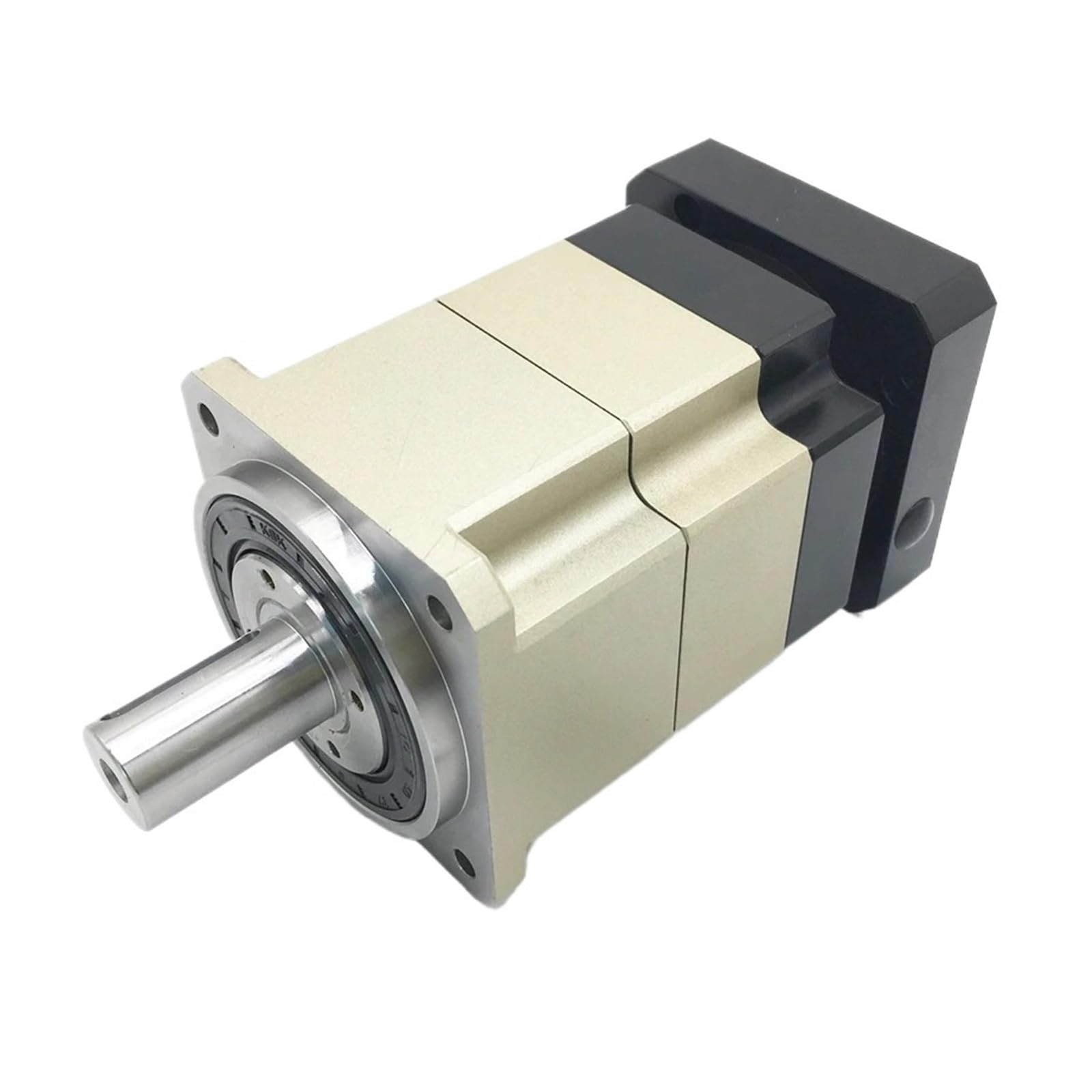 Planetengetriebe Nema mit Spiralgetriebe, hohe Präzision, 3 Arcmin, 750 W, 90 mm, Servoflansch, computergesteuerter Reduzierer (Verhältnis 15 to 1, Eingang 14 mm)