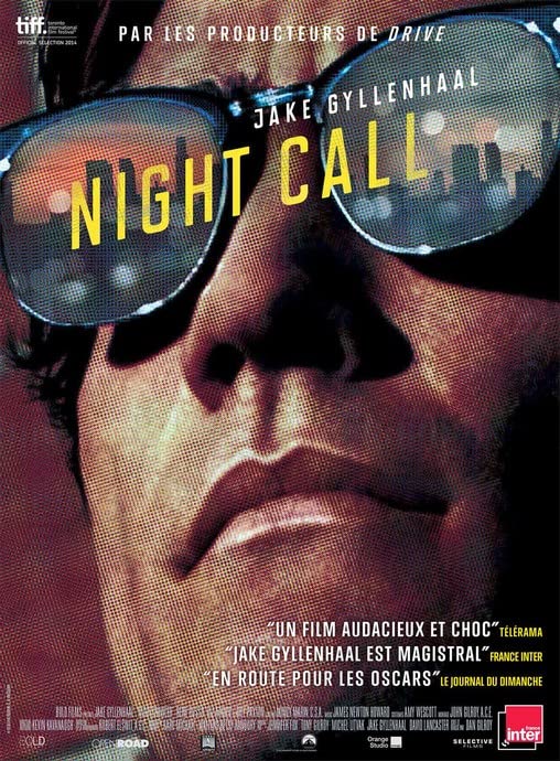 Affiche de cinéma Night Call originale grand format 120x160 cm pliée