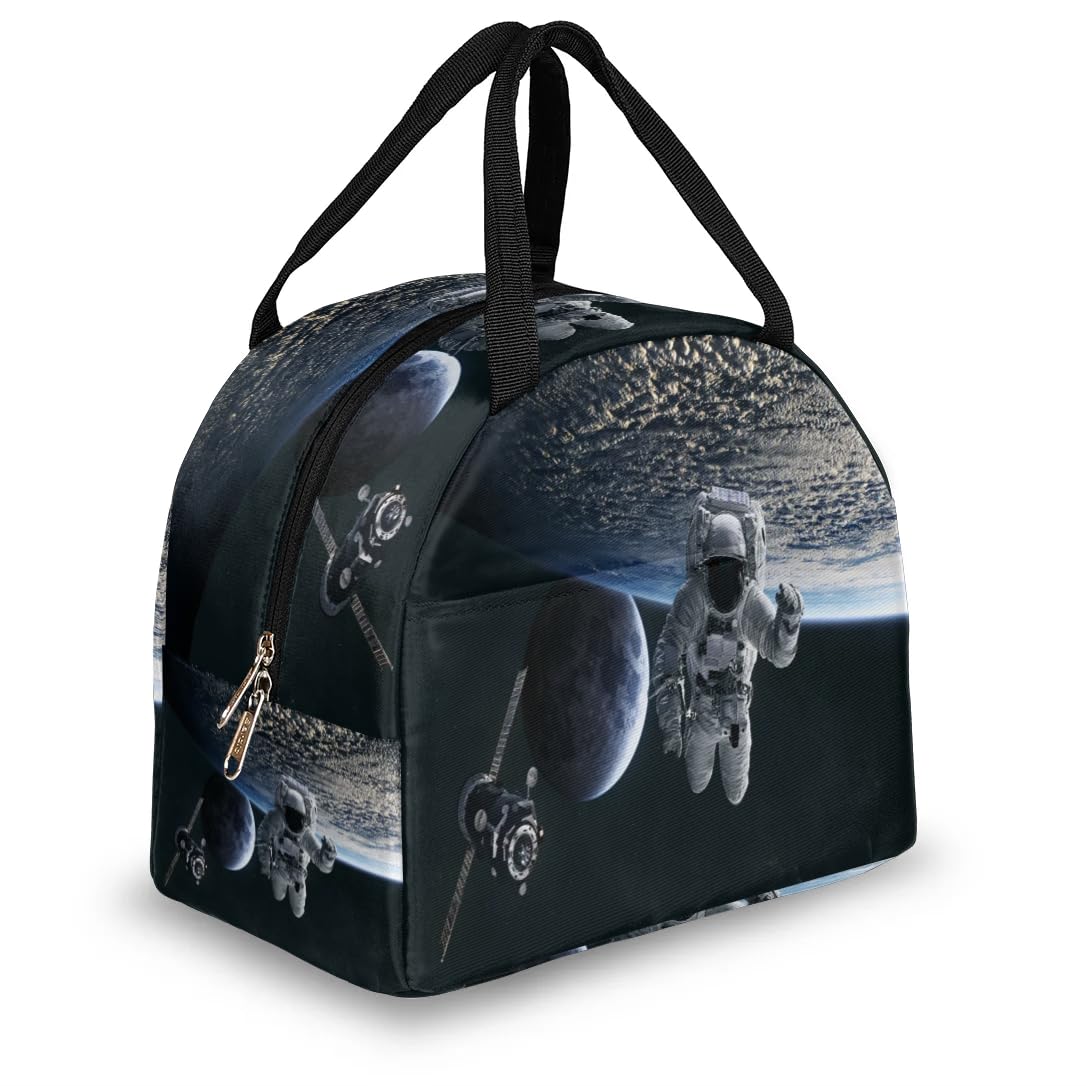 Borsa termica per il pranzo per bambini con motivo astronauta con
