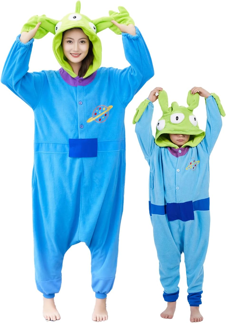 Unisex Adult Onesie Pajamas,Polar Fleece, Cosplay, Animal Onesie Halloween Costume, and Homewear