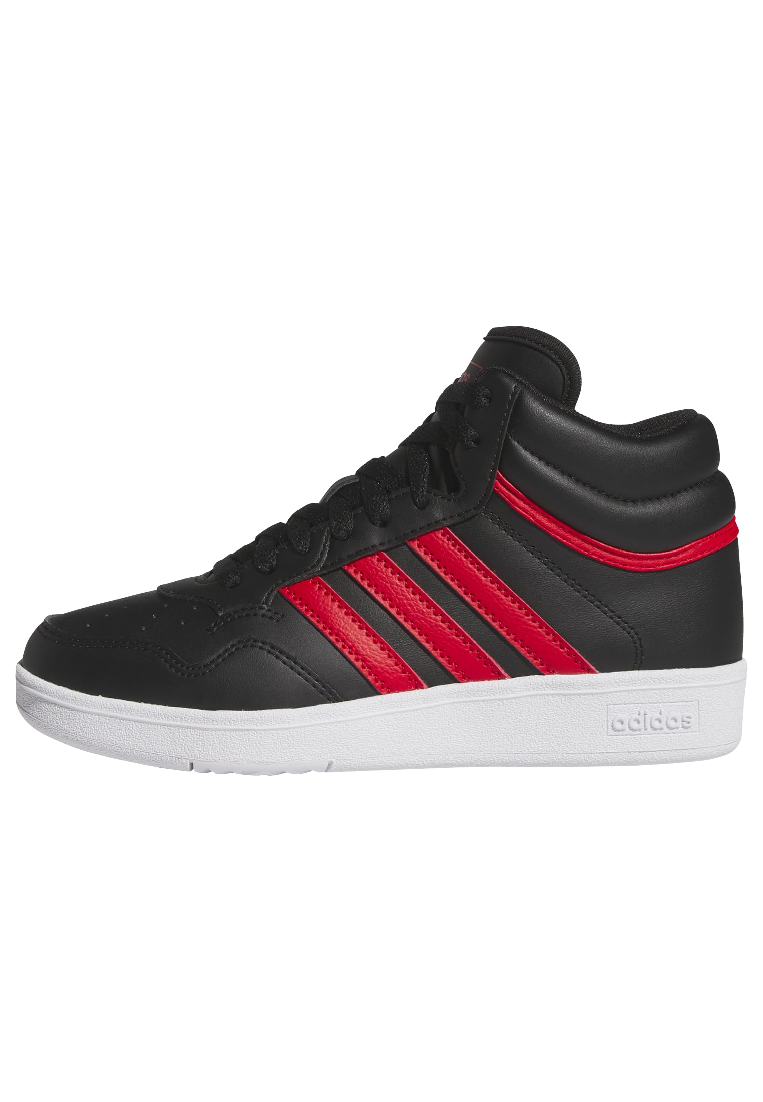 adidas Hoops 4.0 MID Shoes, core Black/Better Scarlet/FTWR White, 3.5 UK Child