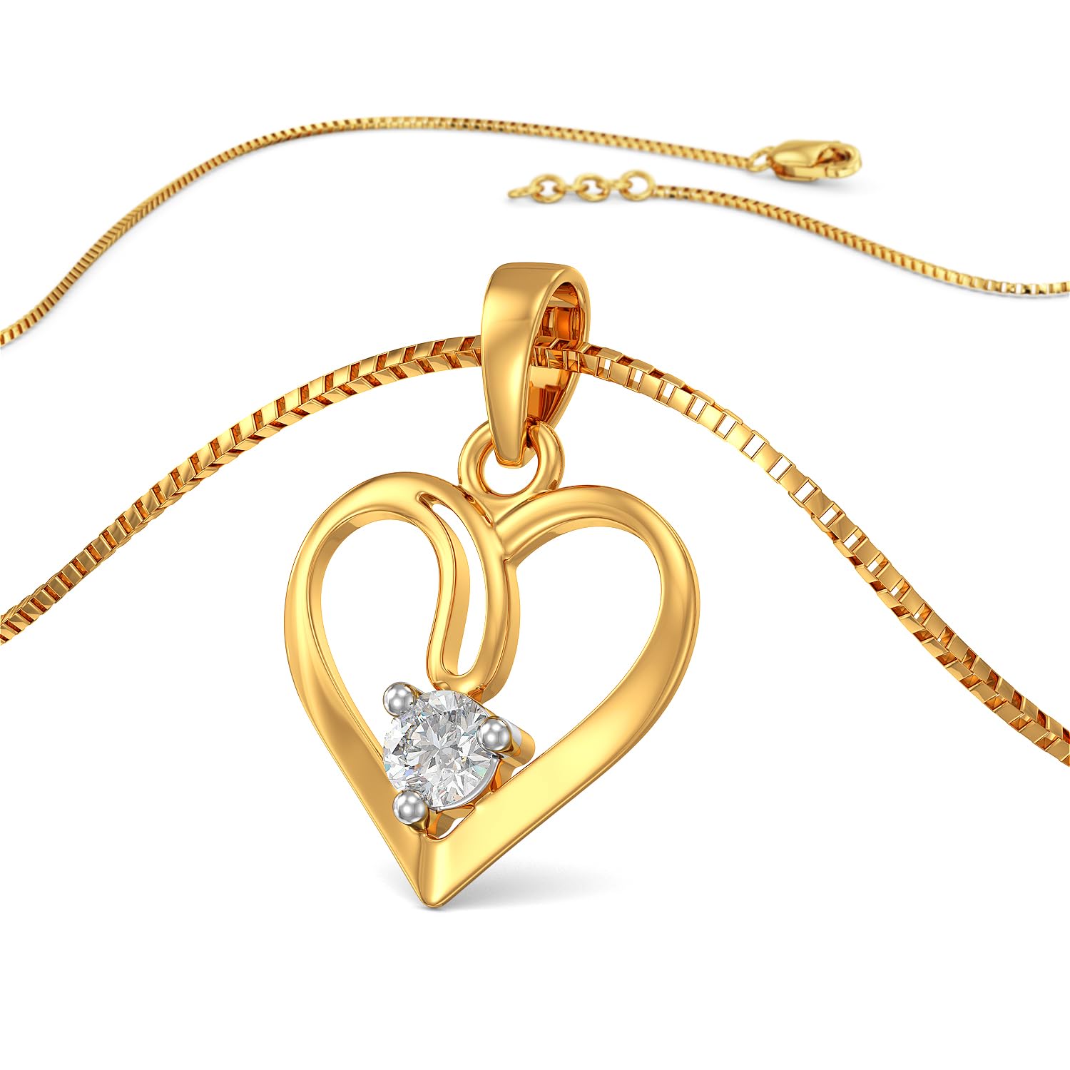 Pride Diamond Collection 18K Yellow Gold and Diamond Pendant-image-32