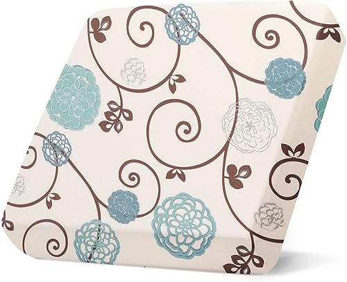 SearchI Fundas de cojín de repuesto estampadas para sofá, fundas elásticas para sofá de Navidad, lavables, protectores de muebles, funda suave con