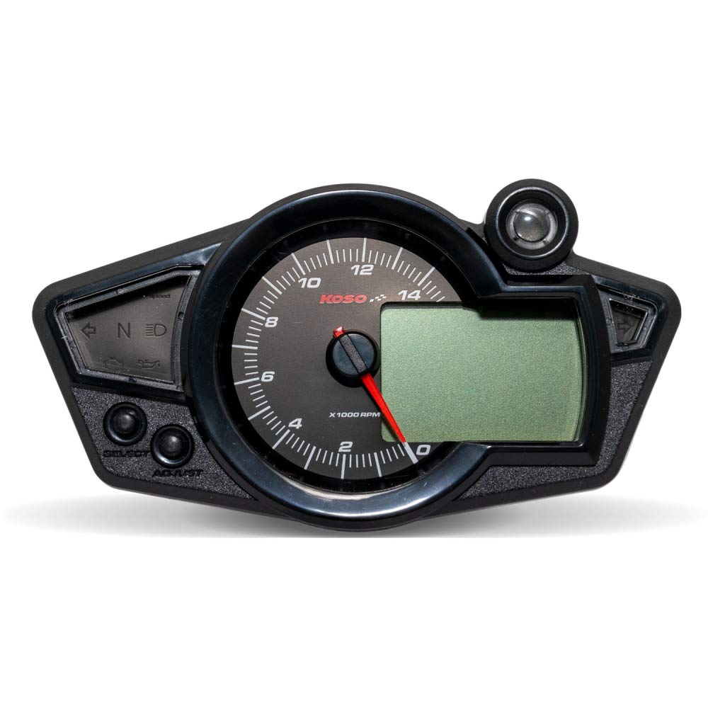 Stile GP Multifunzione per Cabina di pilotaggio Digitale con kontrol Leuchten quadrante Nero e Blu Hinte rgru ndbel. geschw.