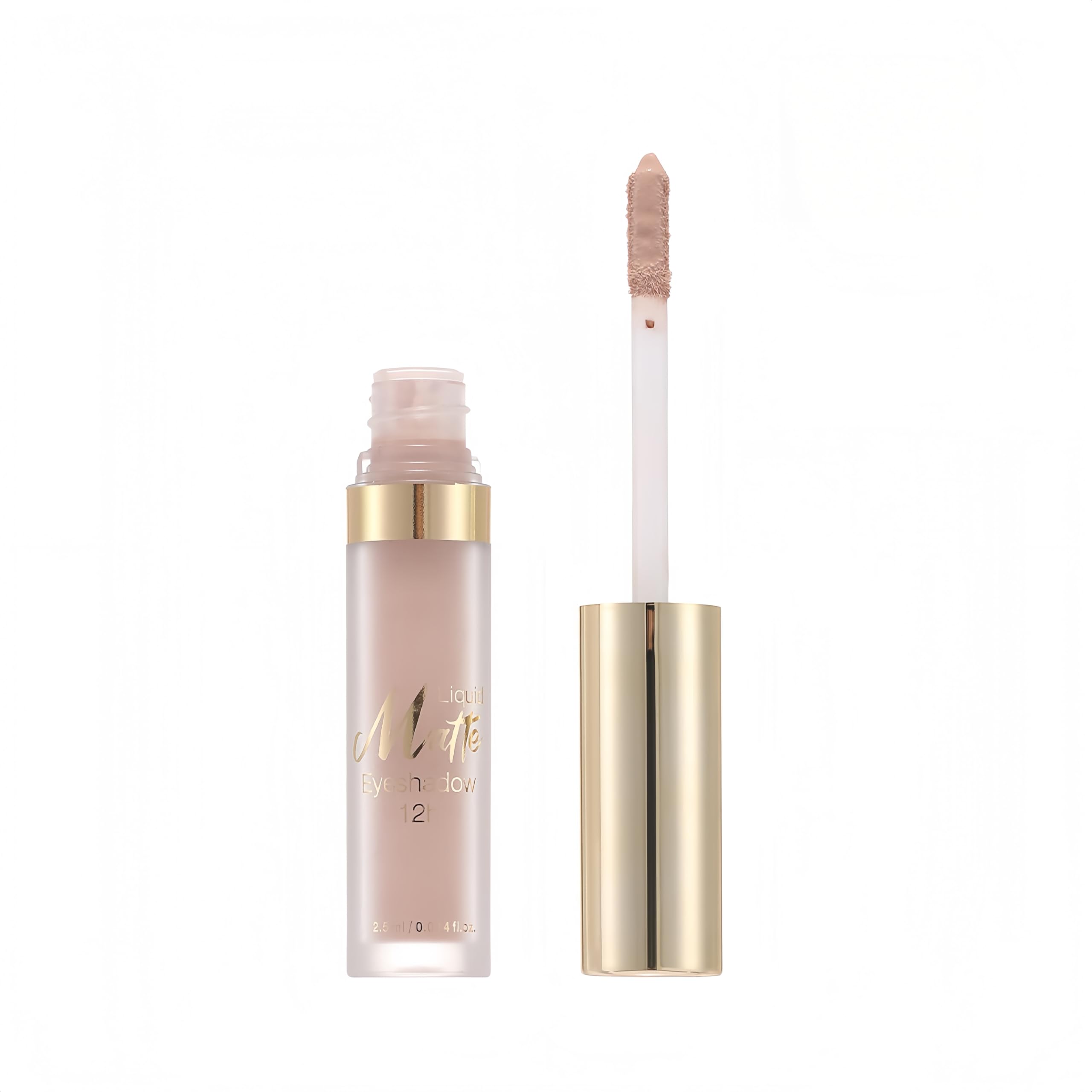 MAEPEOR Matte Liquid Eyeshadow 8 Colors Naked Smooth Creamy Eyeshadow Long Lasting and Waterproof Lightweight Cream Eye Shadow (P03 Oak)