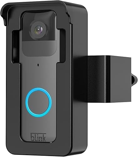 Soporte antirrobo para timbre de puerta Blink compatible con Blink y Video Doorbell 433 Plus21(versión 2020), soporte de montaje sin taladro,
