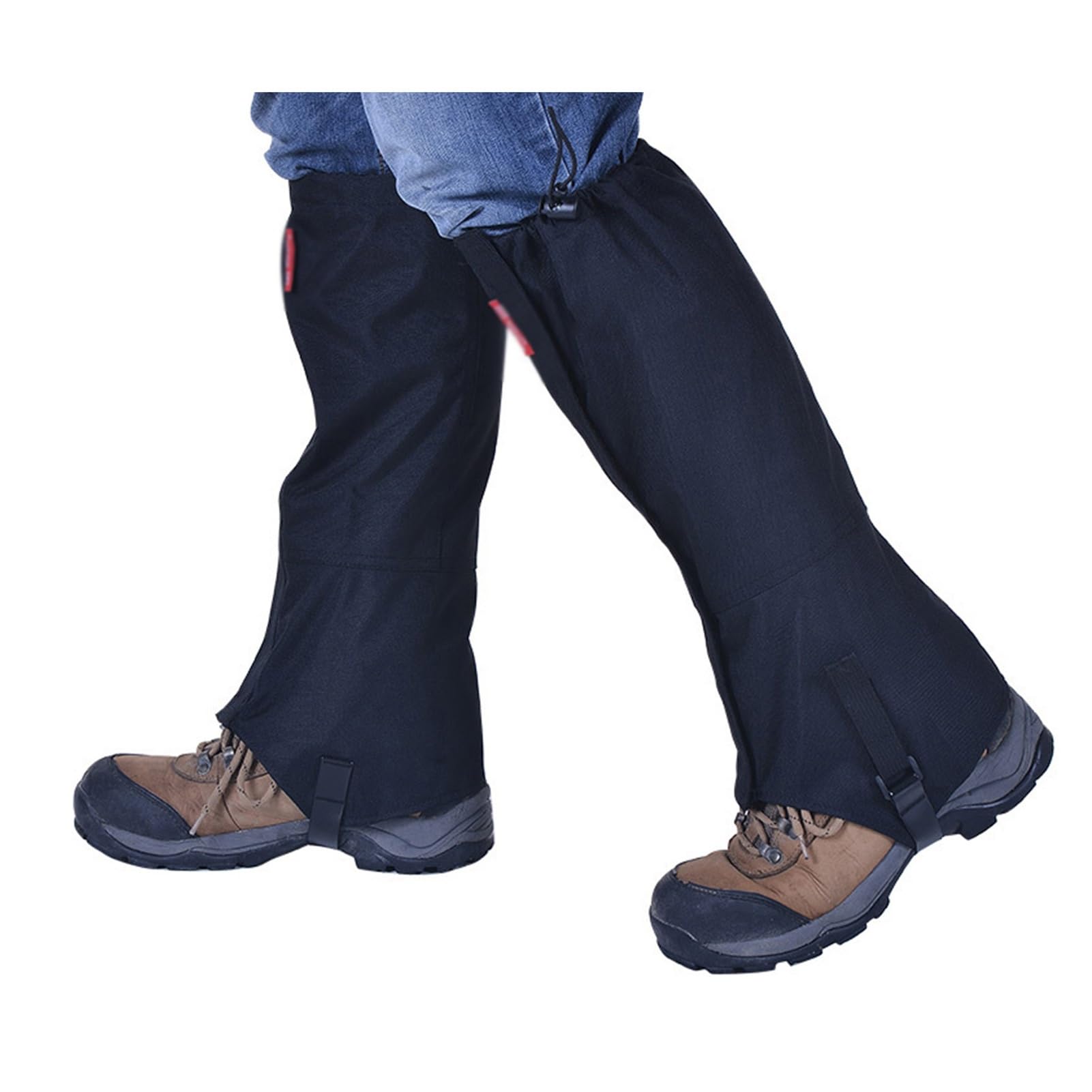 Ghette for Le Gambe, con Ganci for Fissare i Lacci, Ghette for Esterni e Ghette for Racchette da Neve, Adatte for Uomini e Donne in Campeggio, Alpinismo, Escursionismo e Racchette da Neve
