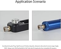 Vista 4 de Adaptador universal de enchufe de desconexión rápida de rosca macho BSPP de 1/8 pulgadas, hembra de desconexión rápida a 1/8 pulgadas BSPP macho