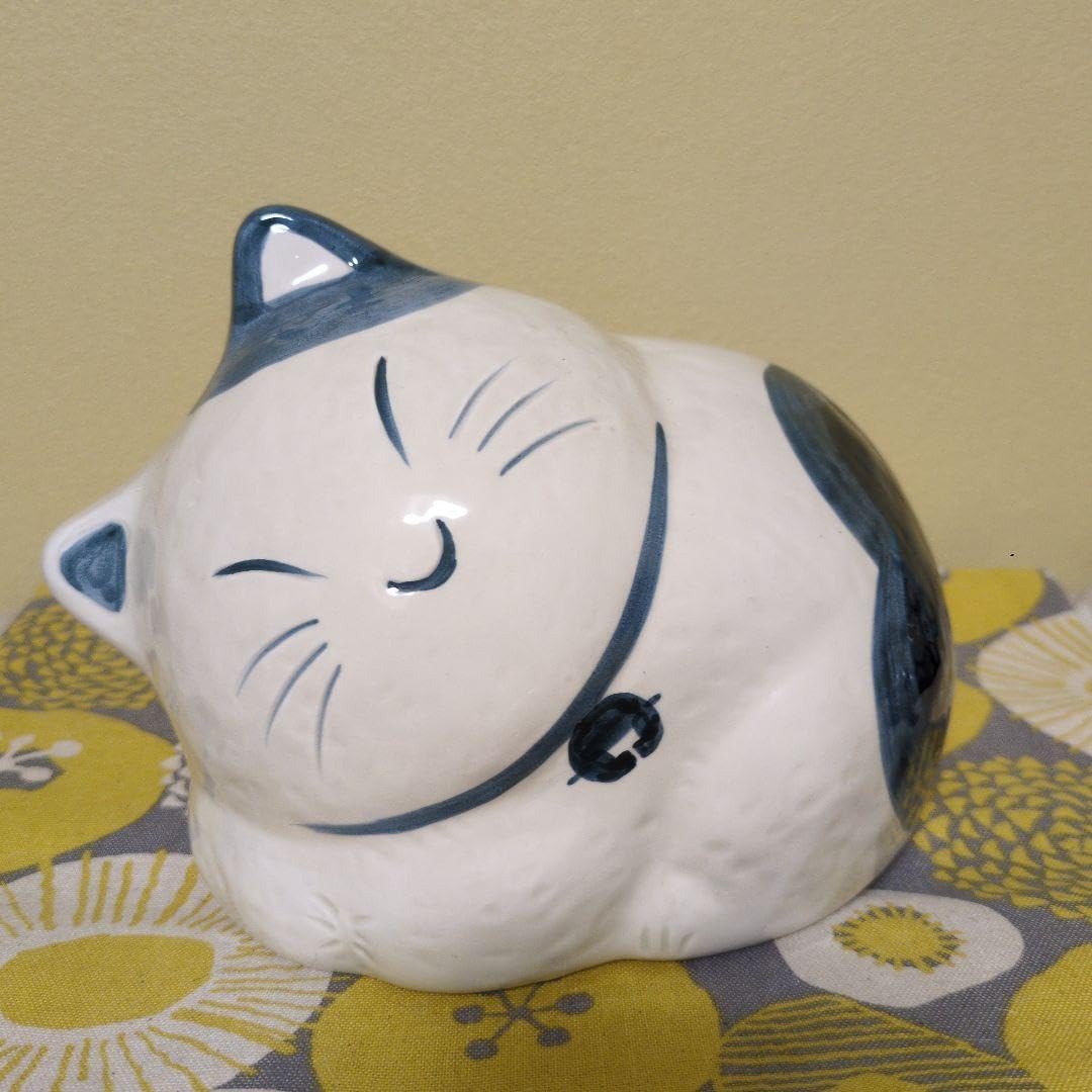 陶器の猫の貯金箱 貯金箱 かわいい 鯨 クジラ 陶器 ハート おしゃれ 面白い マネー