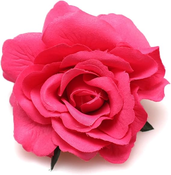 DreamLily Rose Flower Hair Clip Flamenco Dancer Pin up Flower Brooch BC10