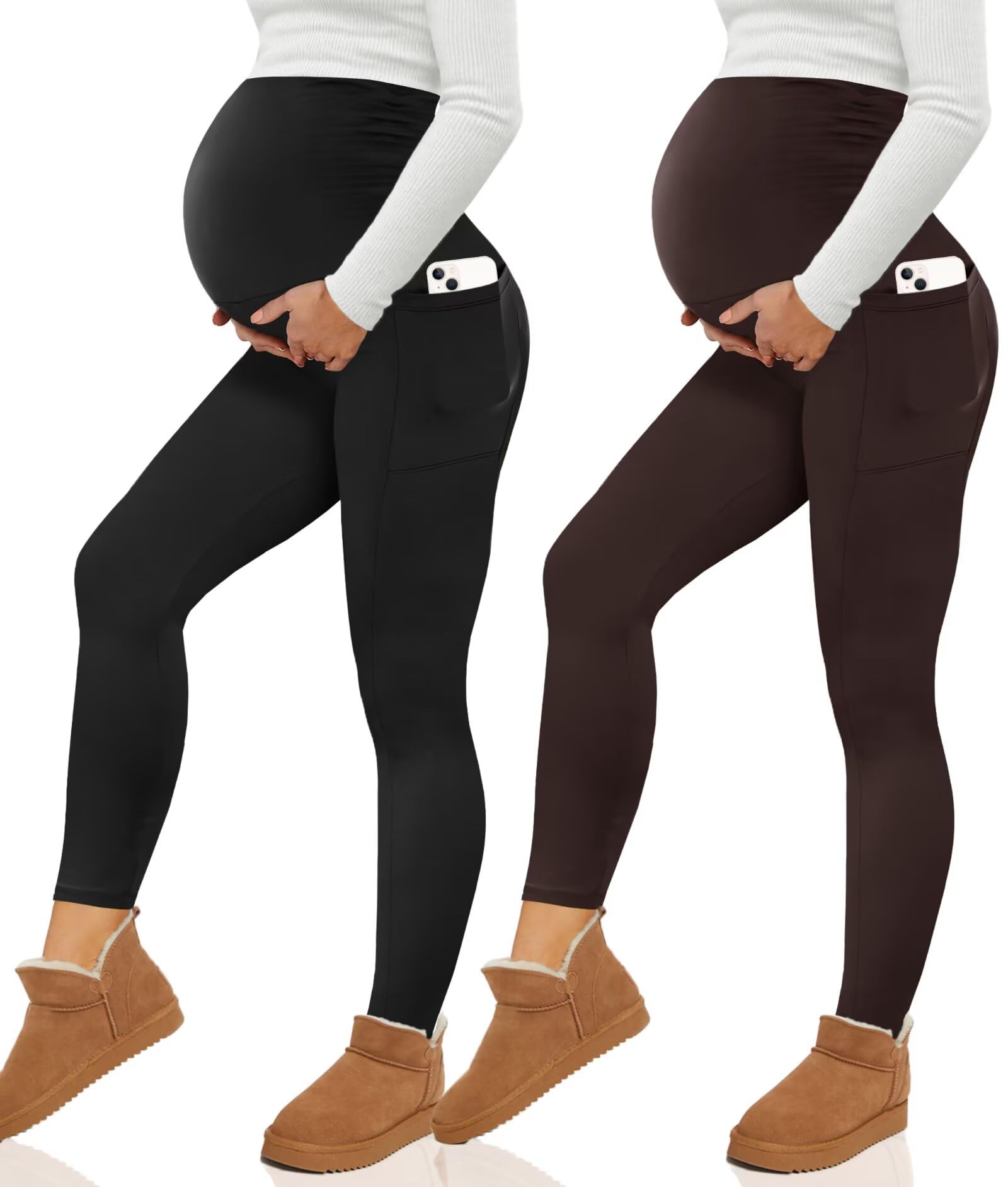 Happy.angel Fleece Lined Leggings