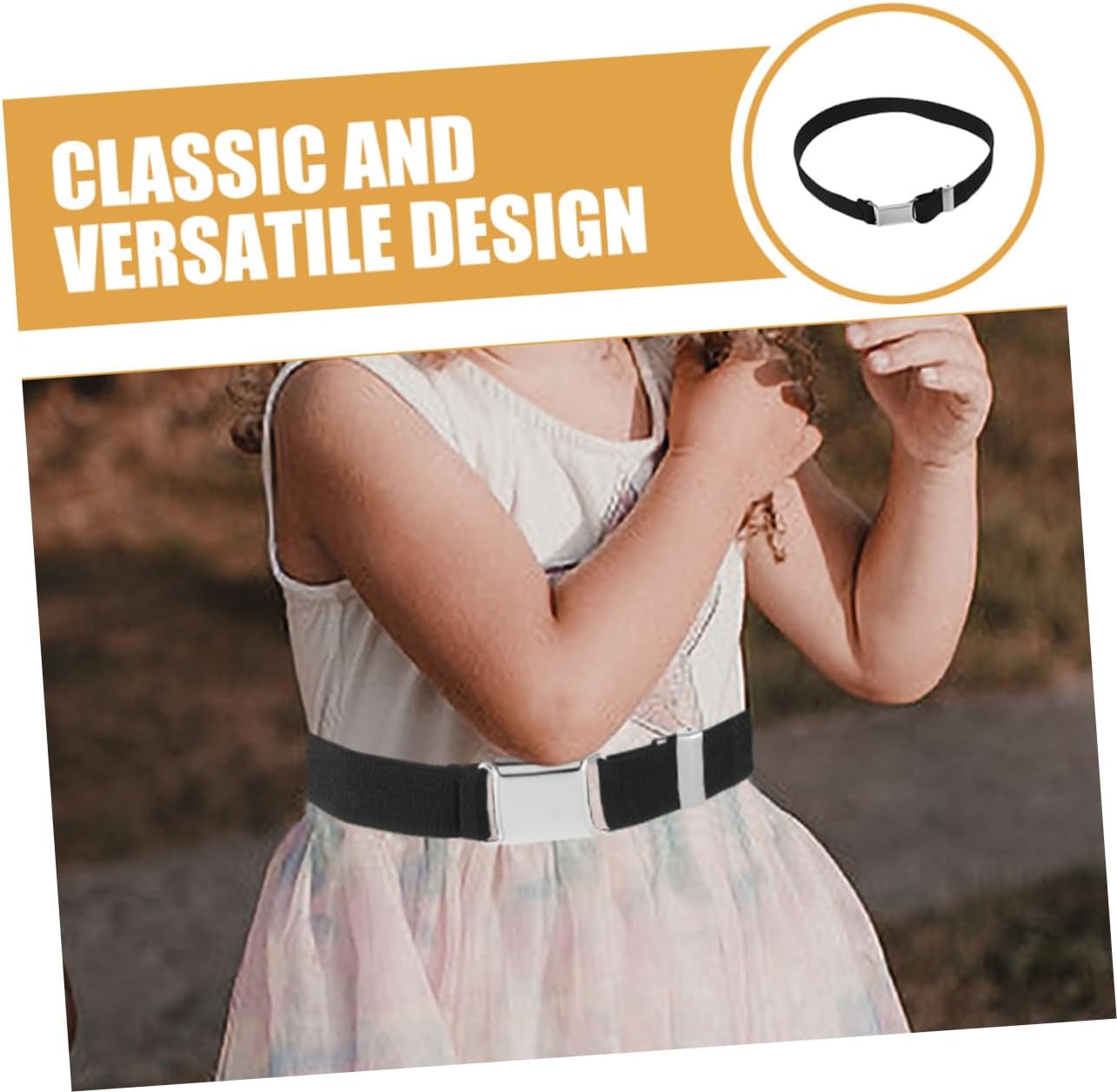 COLLBATH Adjustable Elastic Belt for Boys Girls Boys and Girls Stretchy Waist Belt Elastic Band Pants