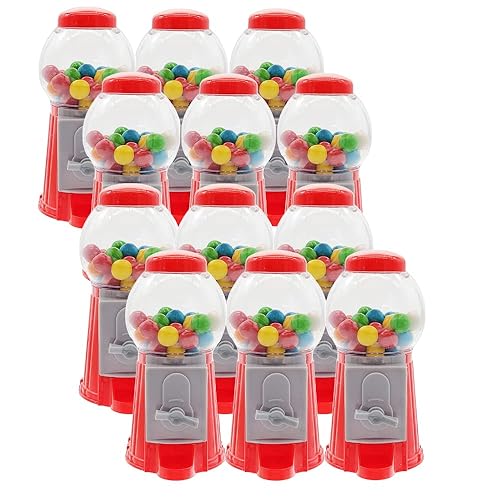 Miniatura 10 de Banco de máquina de chicle, bolas de goma incluidas, 5 pulgadas (paquete de 2)