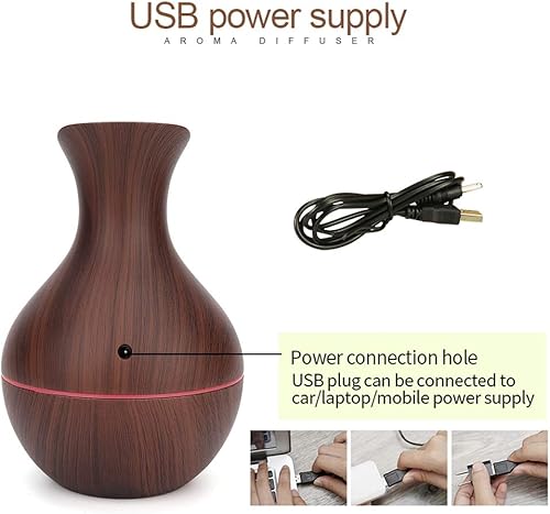Miniatura 4 de Difusor de aceite esencial - Difusores para aceites esenciales Humidificador de niebla fría Difusor de aroma Humidificador de niebla fría