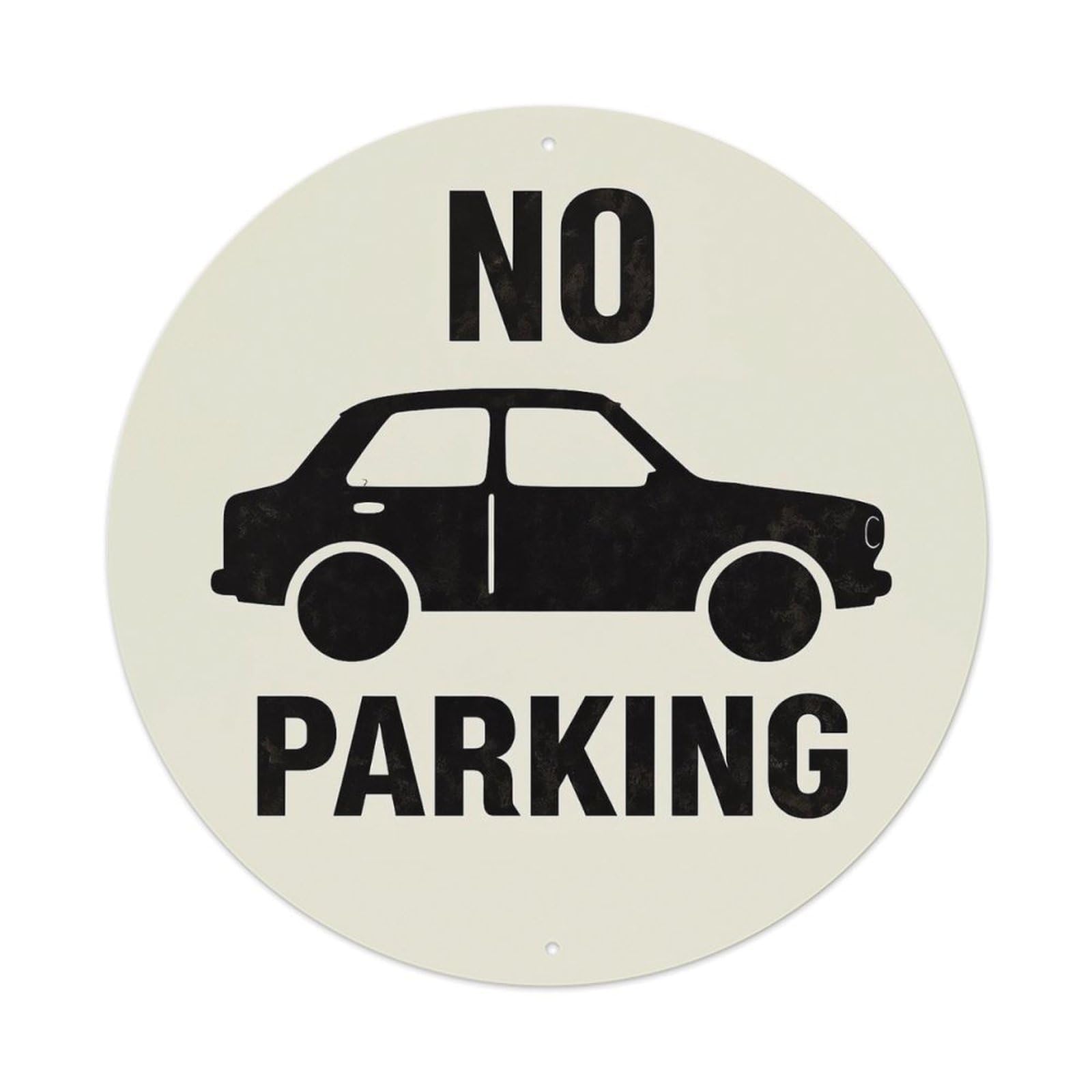 Jdyansheng Vintage No Parking Car Silhouette Print Tin Sign Metal Poster Metal Signs For Home Man Cave Bar Cafe Kitchen Laundry Room Wall Decorations 8X8 Inches