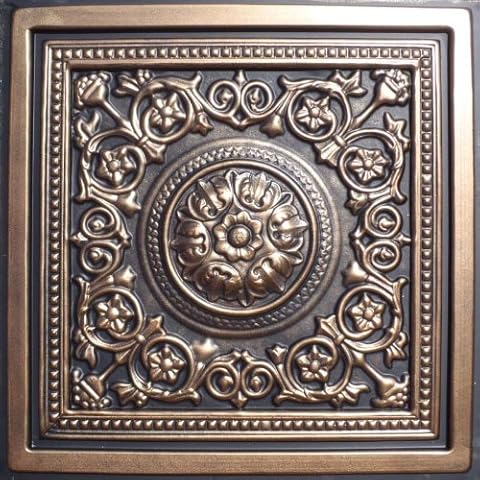 Majesty Antique Bronze Black (24x24 PVC) Ceiling Tile Cover