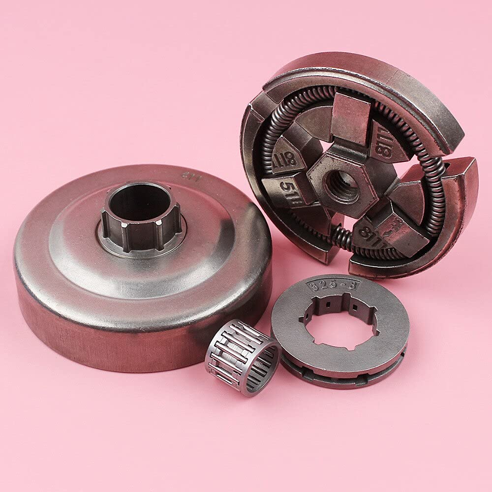Accesorios Tambor de embrague Adefol. Kit de cojinete de aguja de llanta de piñón de 325 8 dientes para compatible con Husqvarna 55 51 50 pieza de repuesto de motosierra (Color : China)