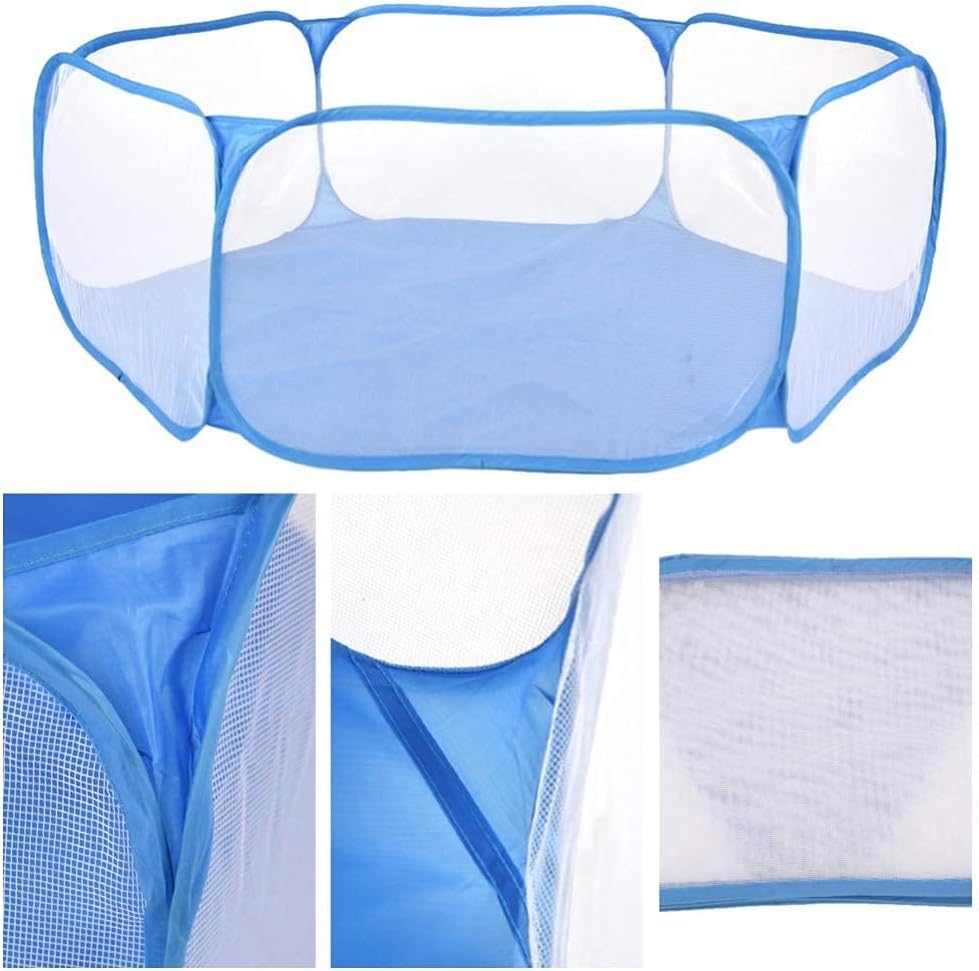 Rabbit Grass House (15" L*11" W*10" H) &Foldable Exercise Playpen (47" L*39" W*15" H)