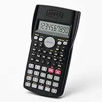 Calculadora Científica 240 Funções Display Duplo 10+2 Dígitos – Desligamento Automático, Pilha AAA – Ideal para Engenharia, Matemática, Física, Química, Faculdade, Escritório – Cor Preta