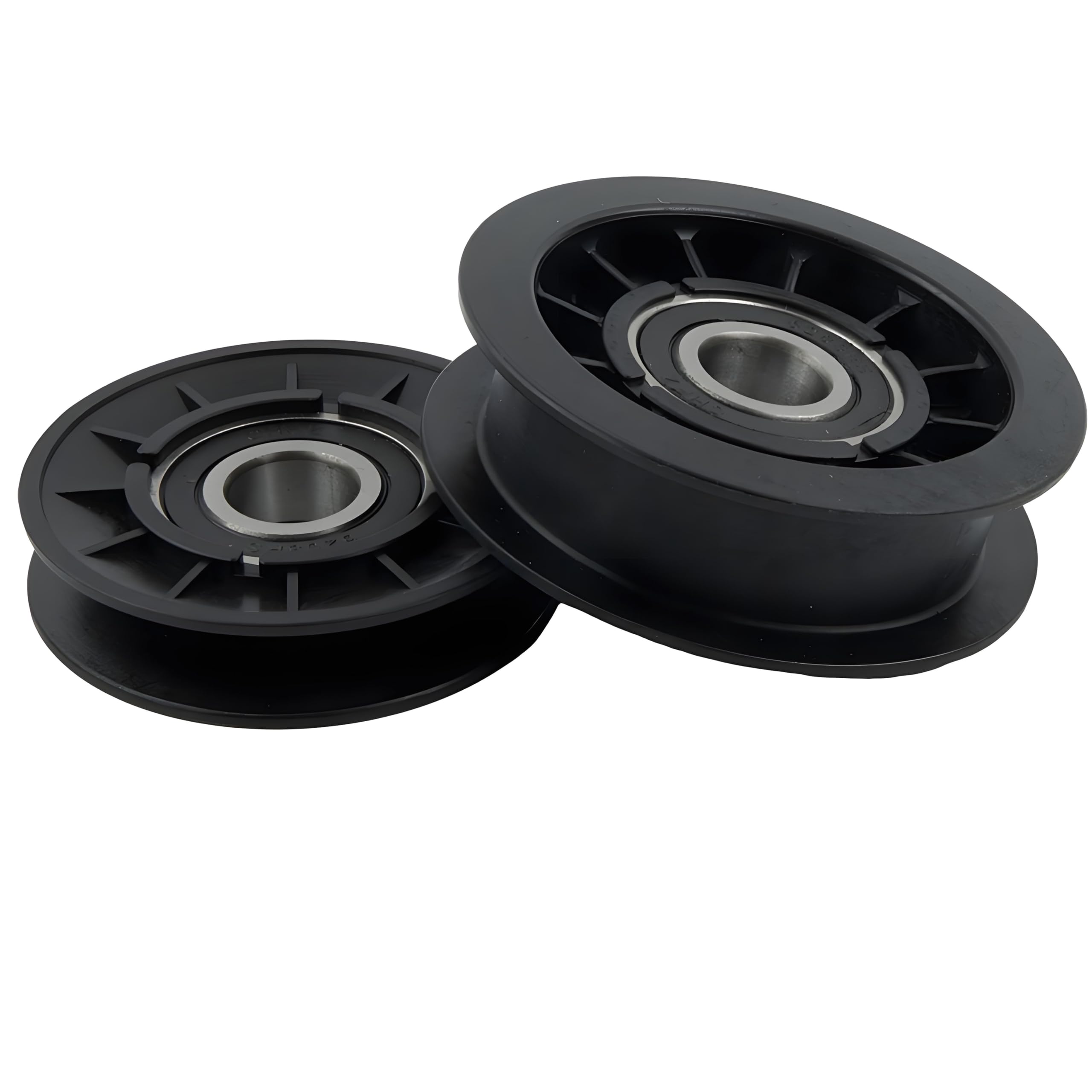 GX20286 GX20287 - Puleggia di ricambio V-Idler e kit puleggia piatta compatibile con John Deere D140 D130 D100 LA175 LA140 LA135 L130 L111 L2048 102 105 155C 102 102 100 5 108. 125 145 7760 S100 S110
