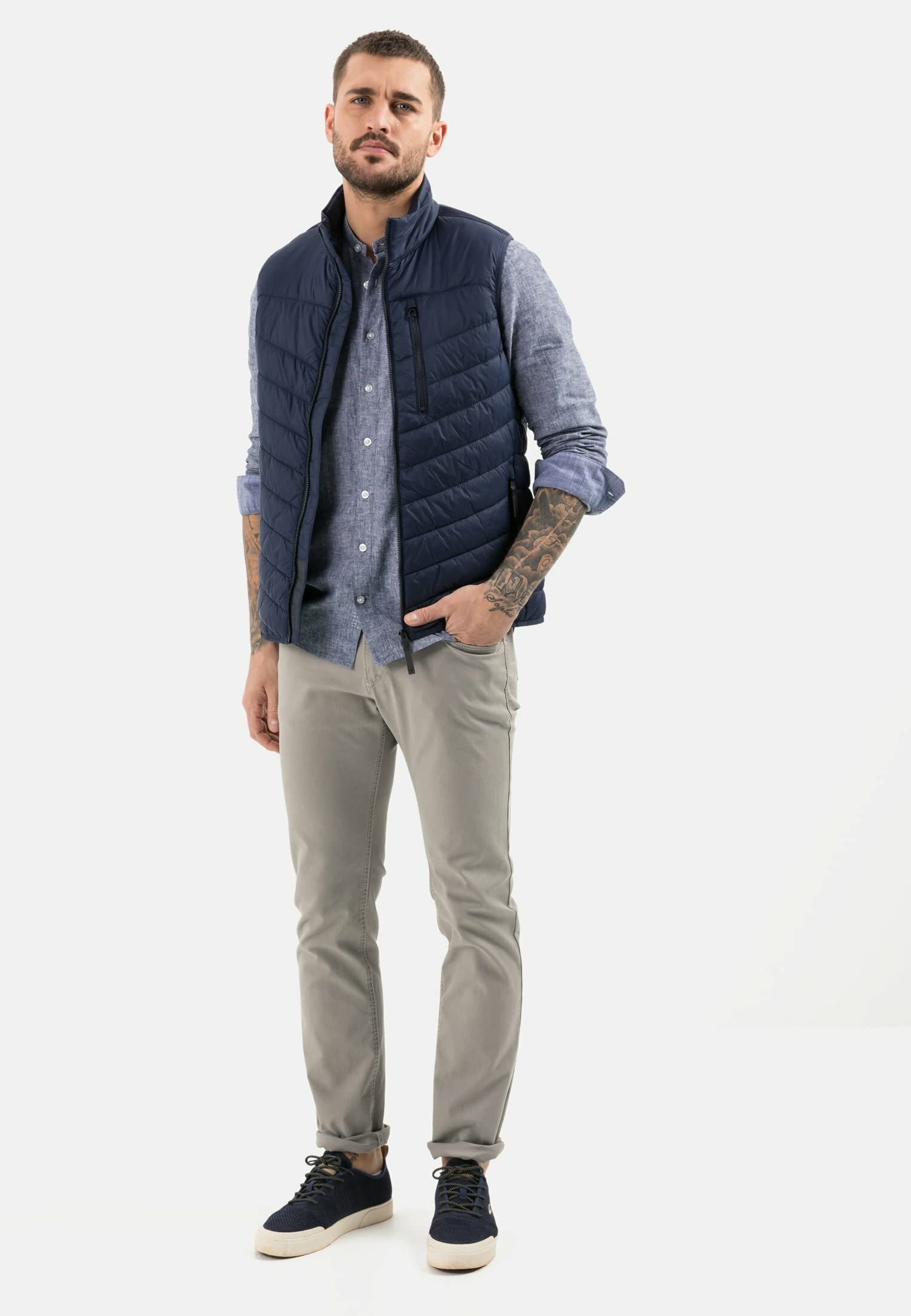 camel active kamizelka męska Mężczyźni 460200/9E52 (1 w zestawie)