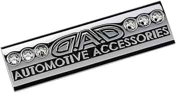 Amazon | ギャルソン DAD エンブレム SB105 クリスタル SB105-01 D.A.D