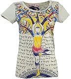 guru t-shirt italy Size:L (40) Trendiges Shirt im Retro Style mit Druck