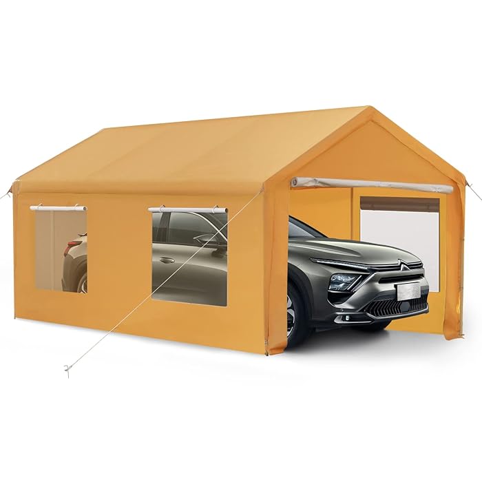 Buy Carport Canopy 10x20 Heavy Duty Car Canopy with Removable Sidewalls