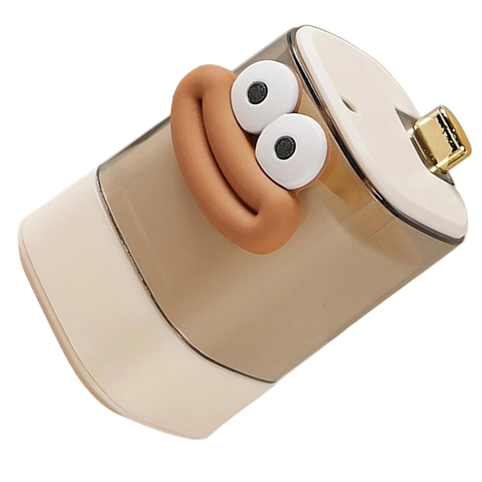 Limtula Toothpick Storage Box Cartoon Mouth Single Press Mechanism for Family Kitchen Compacts Hygienic Dispenser Solution Toothpick Box