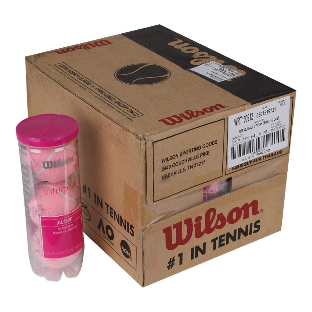 Amazon | WILSON Intrigue オールコート ピンク テニスボール (1/2