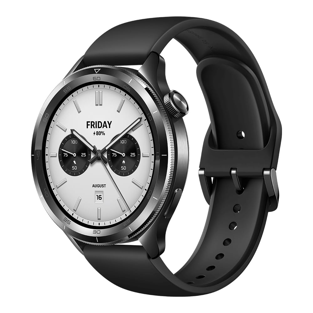 XIAOMIWatch S4 Smartwatch, Fitness Tracker, Smart Watches for Women Men, 1.43 AMOLED, 15 days battery life, Bluetooth calling, 150+ sports modes, dual-band GPS, NFC, Android & iOS, Black