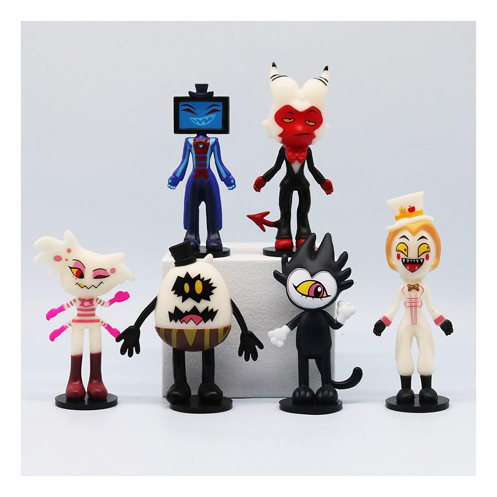 Amazon.co.jp: ハズビンホテル フィギュア アニメ キャラ 人形セット 6