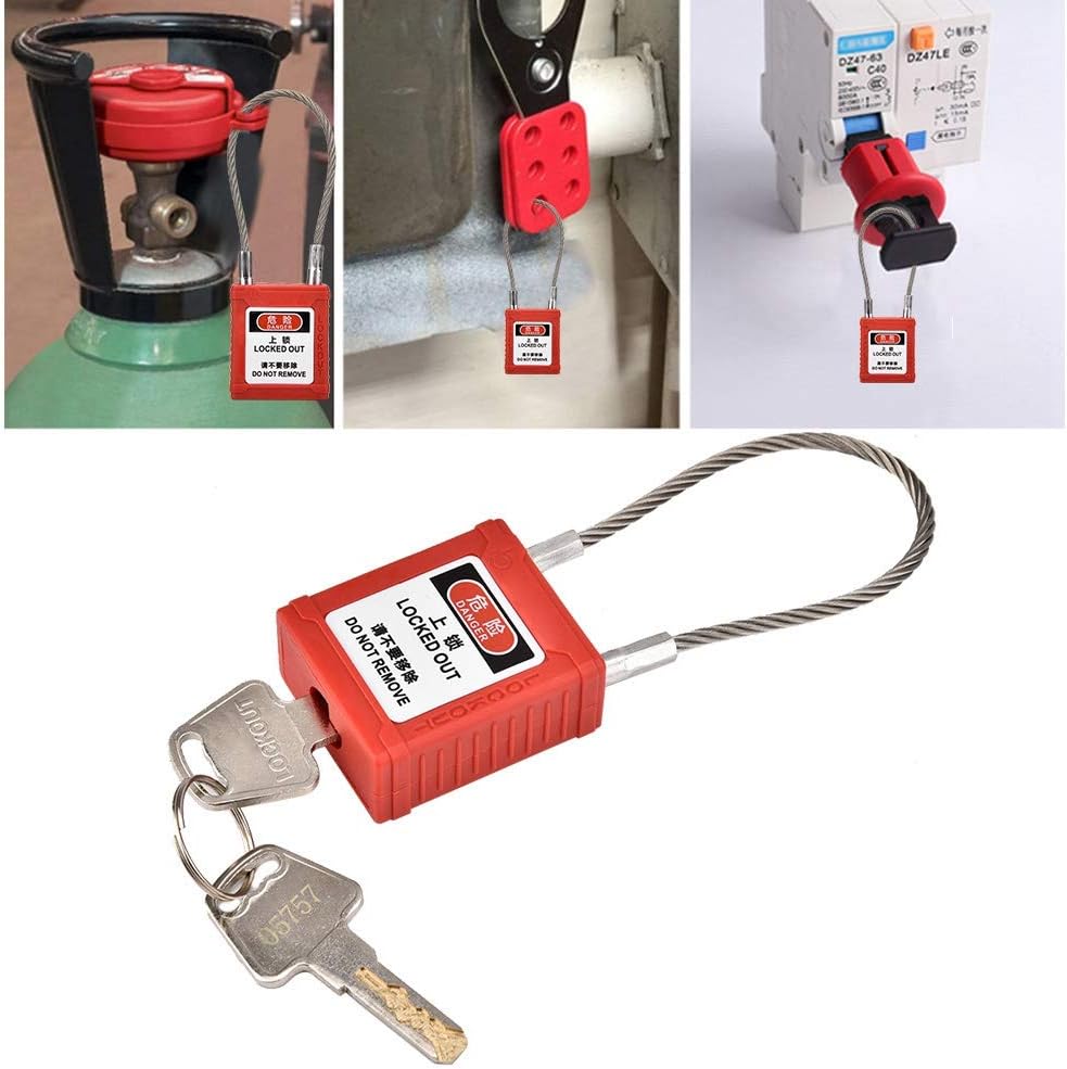 Buy Lockout Tagout Safety Padlock, Safe and Durable Lockout Tagout