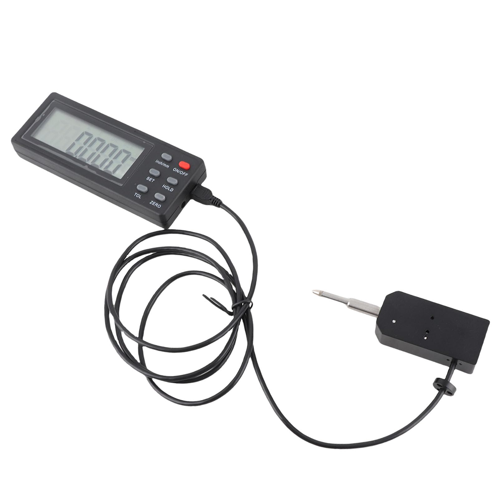 FTVOGUE Digitales Mikrometer, LCD-Mikrometer aus Aluminiumlegierung, 0 Bis 12,7 Mm, 0,001 Mm Auflösung, Multifunktionales, Genaues Messwerkzeug für den Einsatz in der Werkstatt von Maschinisten und