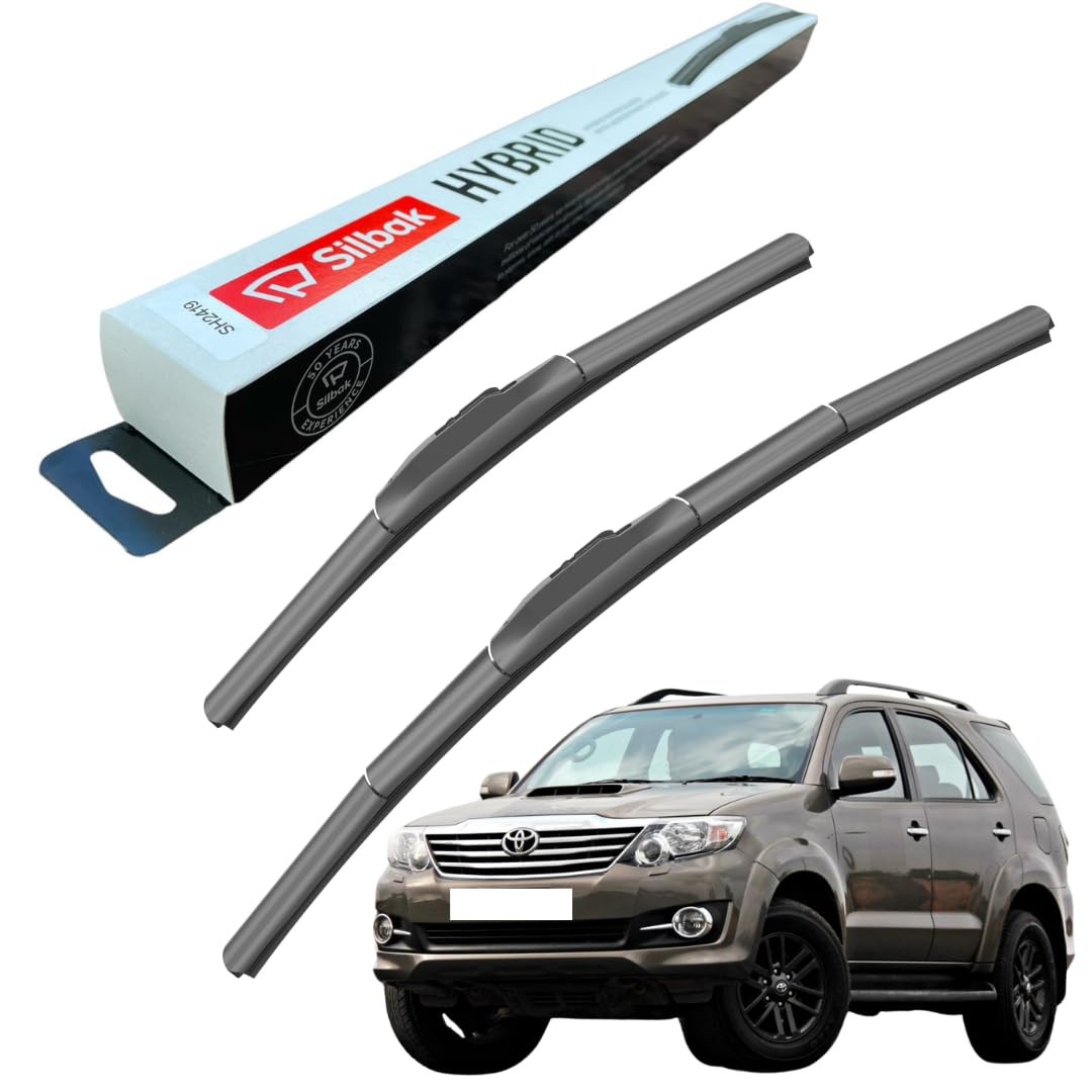 Silbak Windscreen Wipers, fits for TOYOTA FORTUNER (2015 ONWARDS) Wiper Blades, 550mm/400mm