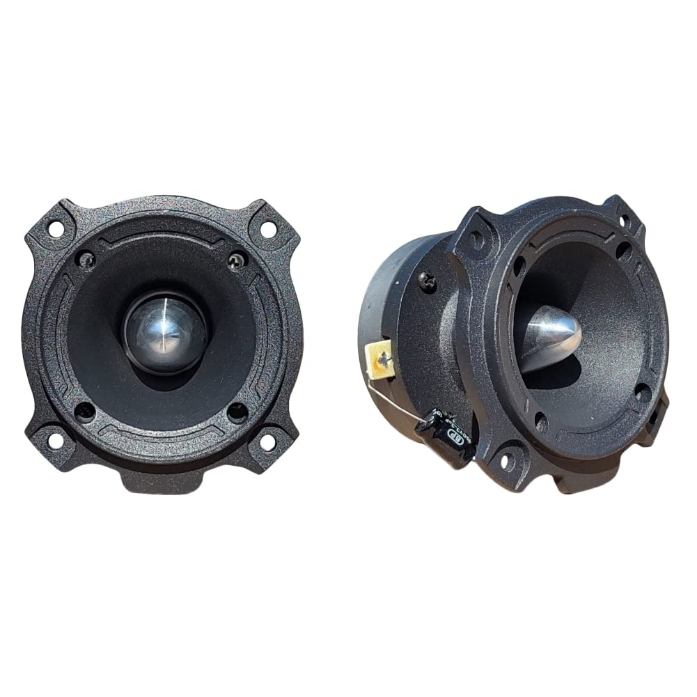 MASTER AUDIO 2 BST20/8 tweeters Noirs Super Bullet de 100 Watts rms et 200 Watts Max de 8 cm de diamètre impédance 8 ohms sensibilité 105 DB, la Paire