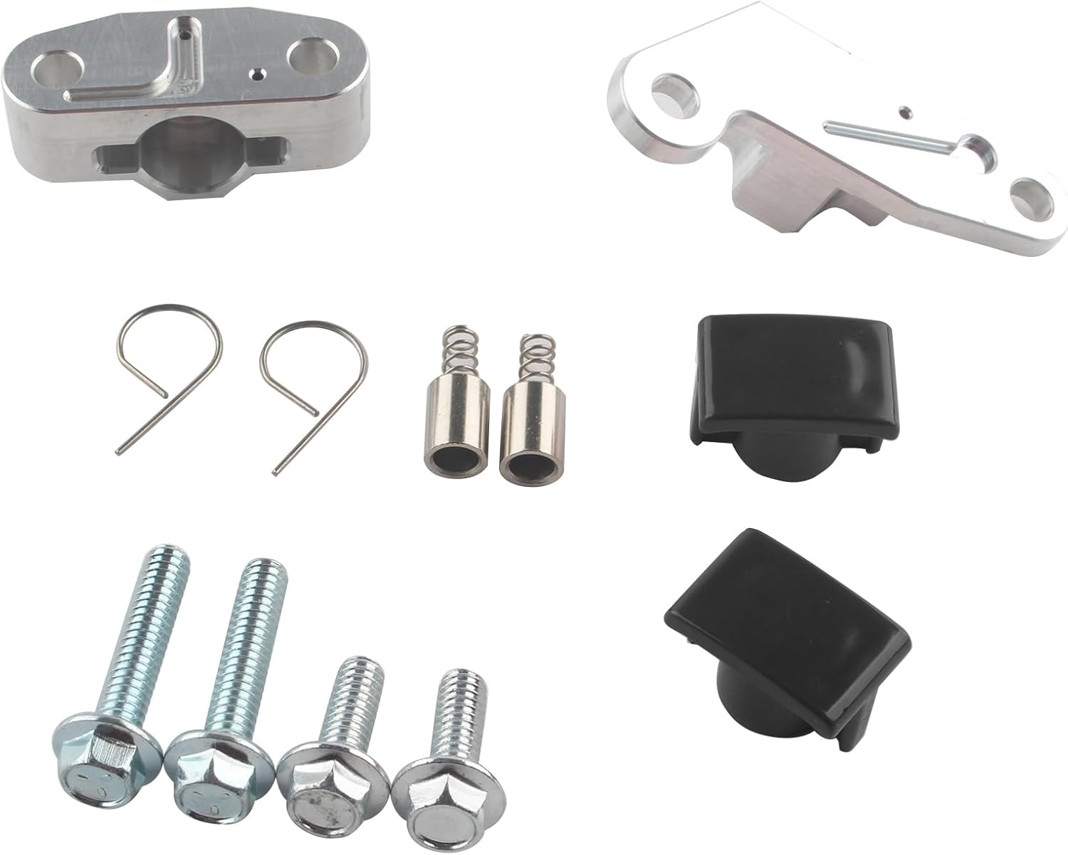 Hydraulic Cam Chain Tensioner Kit Adjuster Assembly Inner Outer Tensioner Compatible with Harley Twin Cam Road King Glide Electra Glide Street Glide 2007-2017 (Silver+Black)