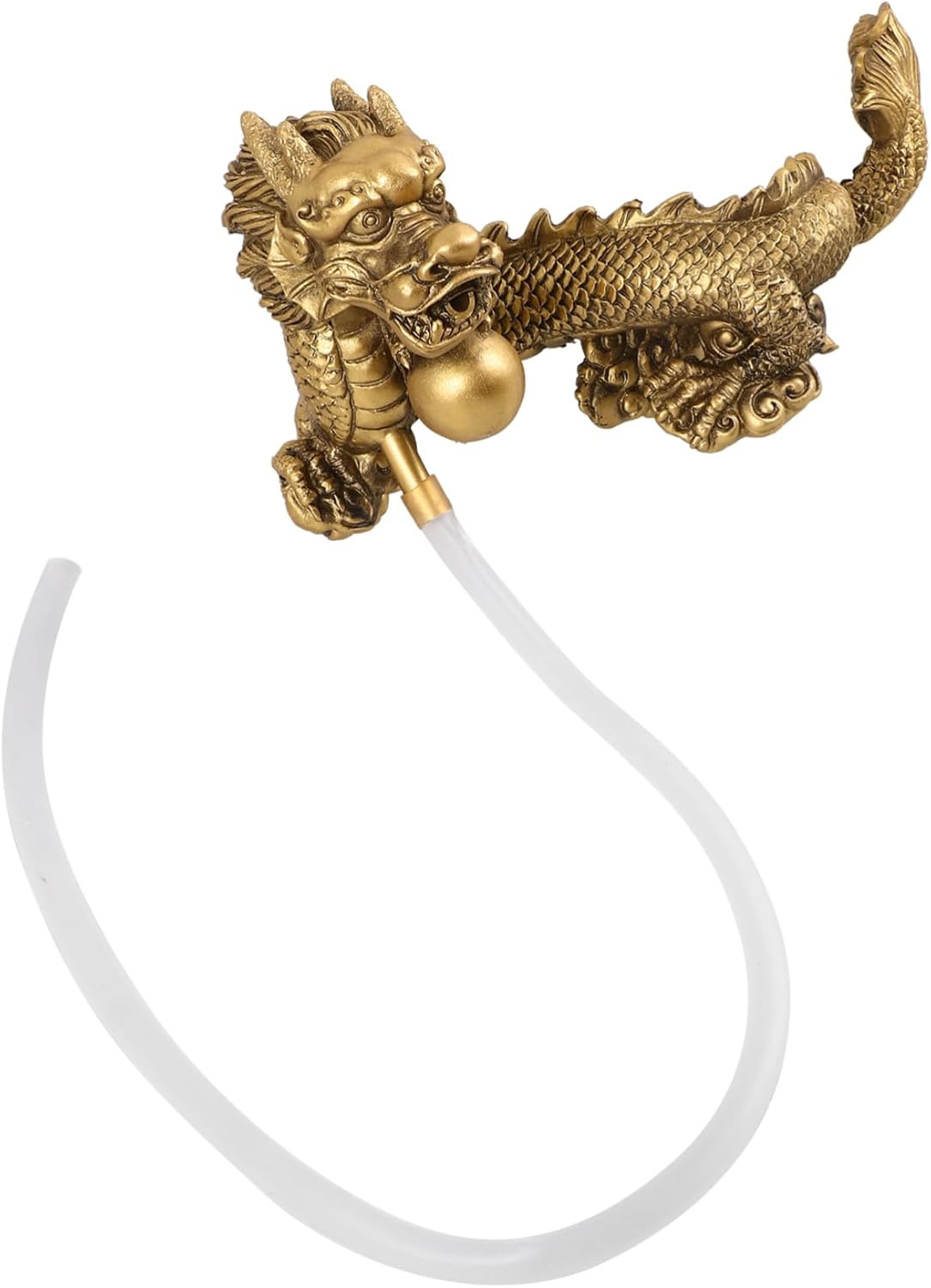 IMIKEYA Aquarium Water Fountain Dragon Head Decoration DIY Bubbler Ornament for Fish Tank Decor