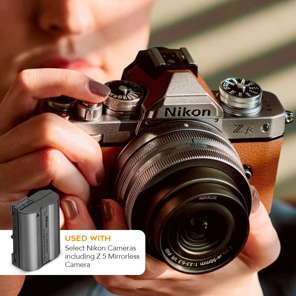 Amazon.com : Nikon EN-EL15c Rechargeable Li-ion Battery (2-Pack