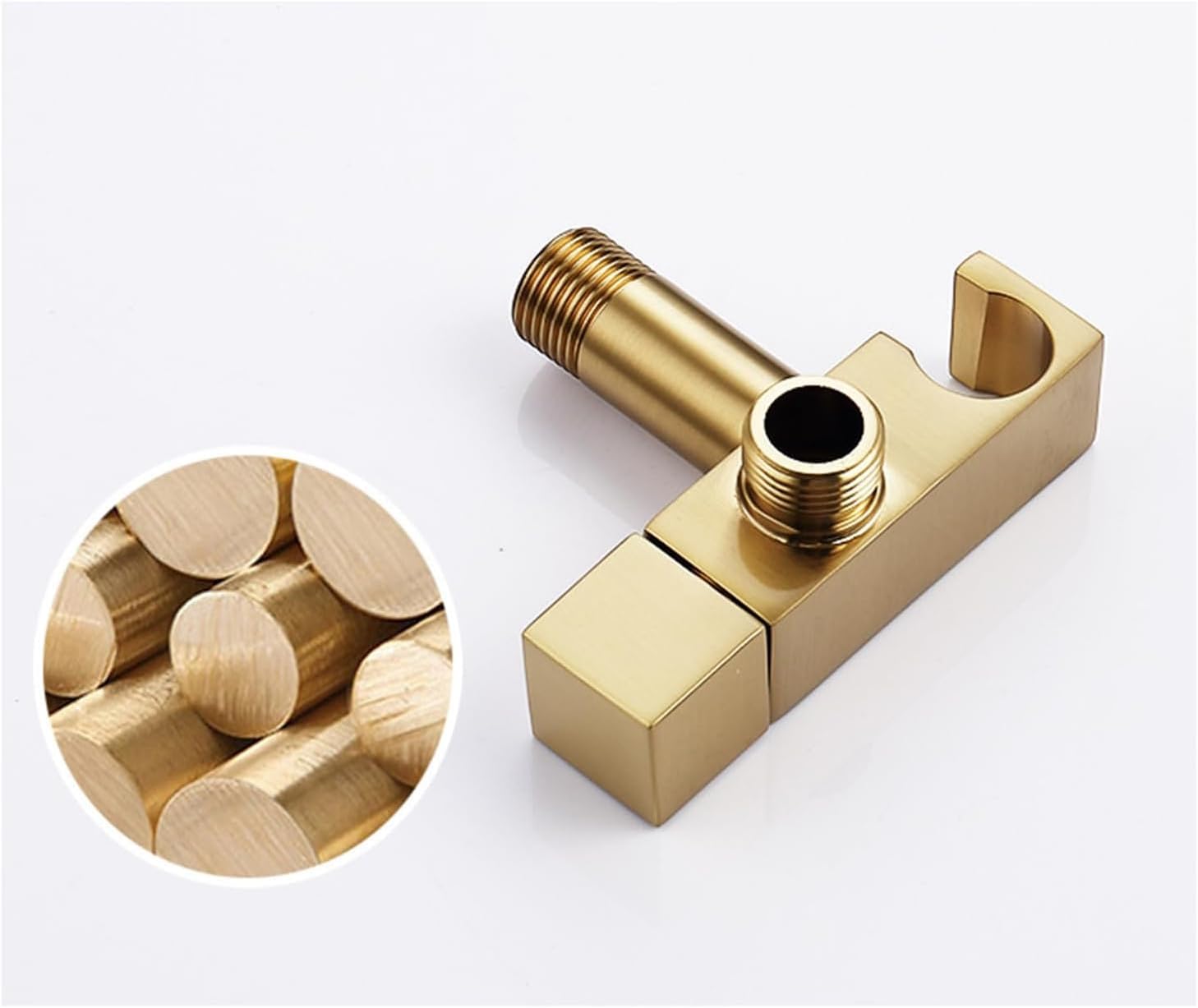 Handheld Bidet Sprayer for Toilet, Complete Toilet Hygiene Shower Kit, Toilet Bidet Sprayer, Independent Switch Bidet for Pressure Relief Nozzle, Brushed Gold,Or