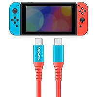 Vista 1 de SUTWKAM Cable cargador de interruptor, video de 100 W20 Gbps4K, funcionalidad 3 en 1, compatible con Nintendo Switch, Steam Deck, PS5, iPhone 15