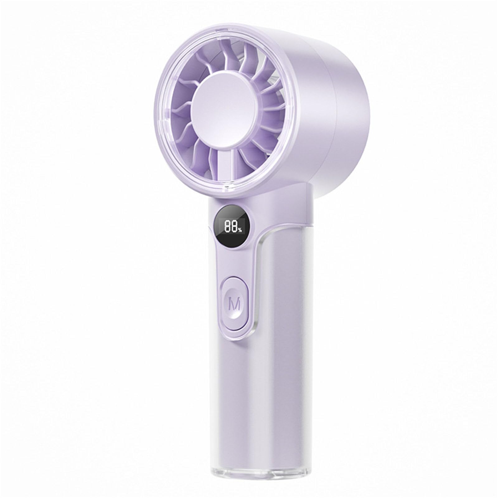 Tsynapter USB Rechargeable Handheld Fan Portable with Digital Display 100 Adjustable Speed Quiet Fan Handheld