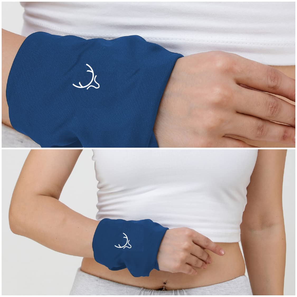 PANTAR Bamboo Bandana Headband and Face Mask for Men & Women | Super Soft | Odour-free & Breathable | Durable & Multipurpose ARMY BLUE Bandana Mask for Dust, Pollution & UV Protection 02 pc 3